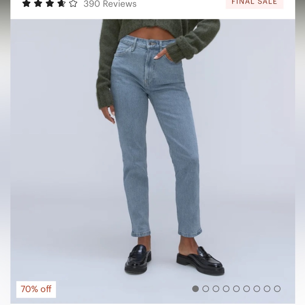 Everlane high rise cheeky jean